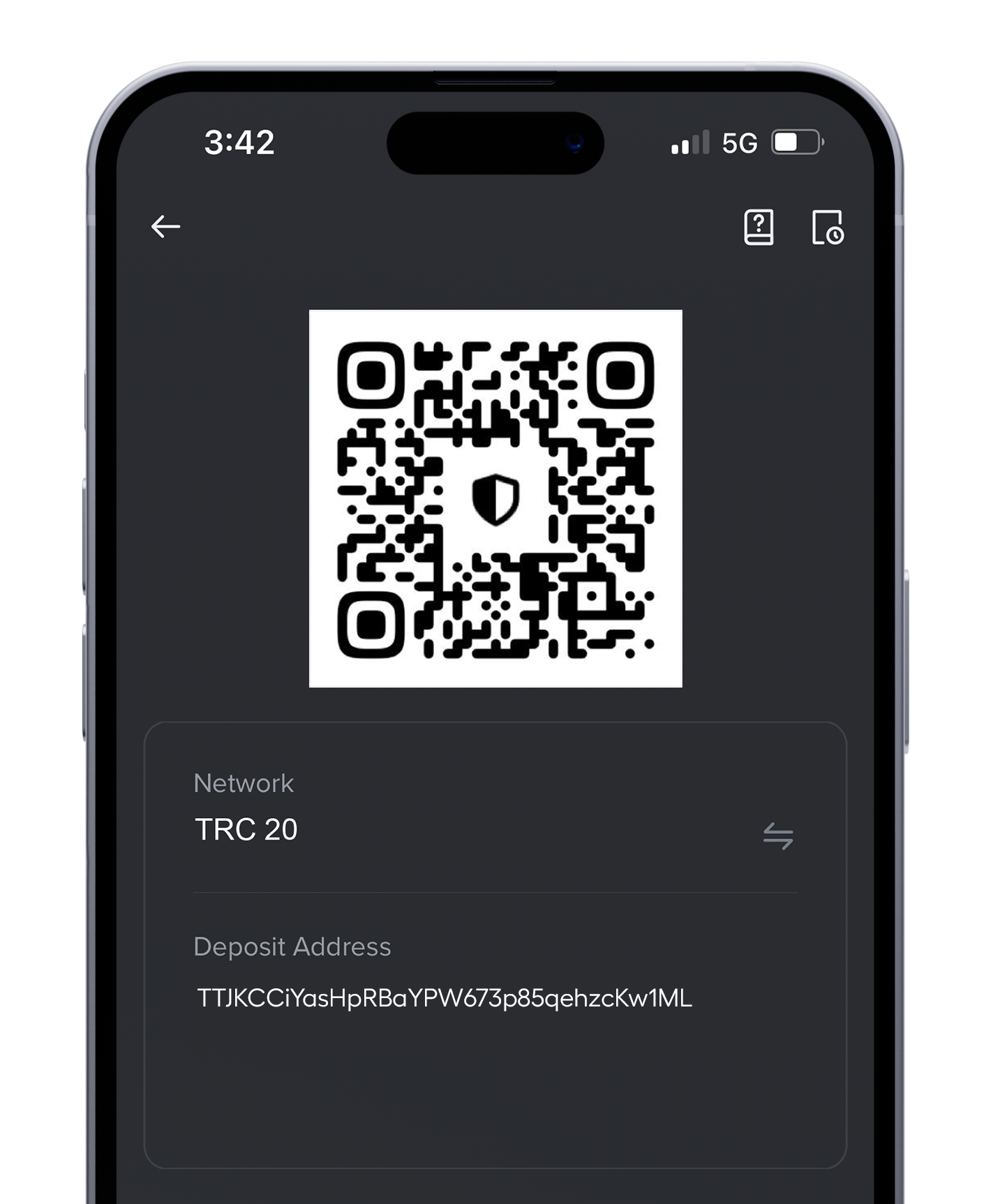 TRC 20 QR Code