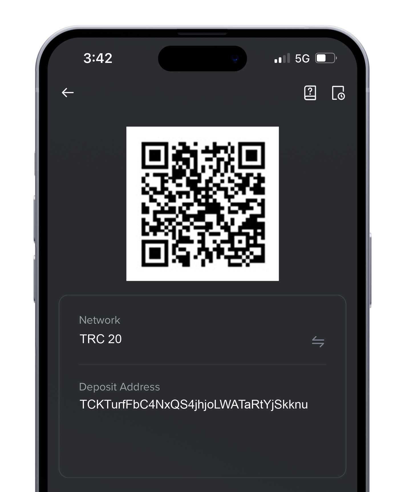 TRC 20 QR Code